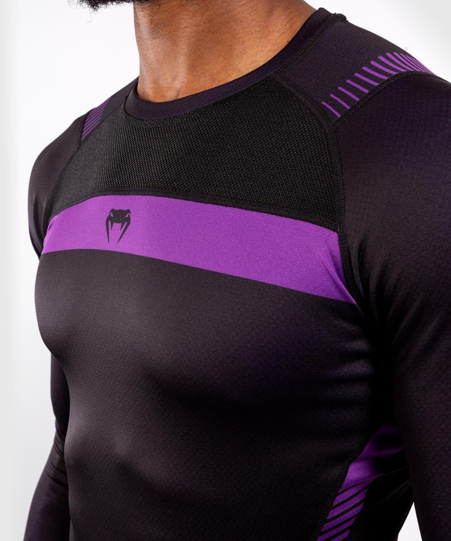 venum nogi 3.0 rashguard - Μακριά μανίκια - ΜαύροΜωβ