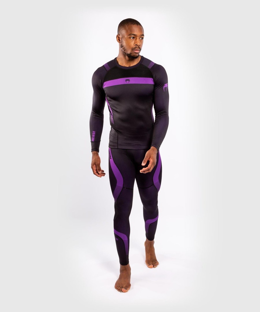venum nogi 3.0 rashguard - Μακριά μανίκια - ΜαύροΜωβ