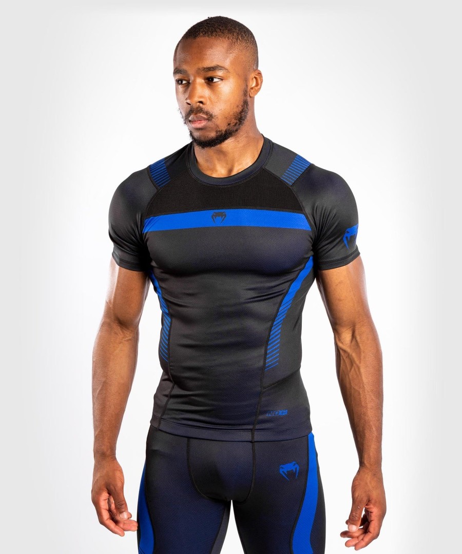venum nogi 3.0 rashguard - Κοντά μανίκια - ΜαύροΜπλε