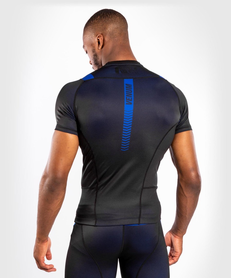 venum nogi 3.0 rashguard - Κοντά μανίκια - ΜαύροΜπλε