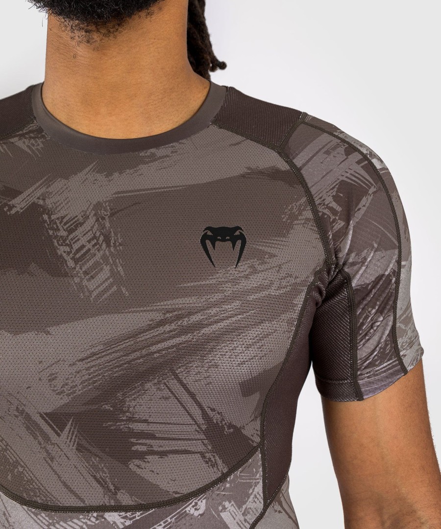 venum electron 3.0 Κοντό Μανίκια rashguard - Άμμος