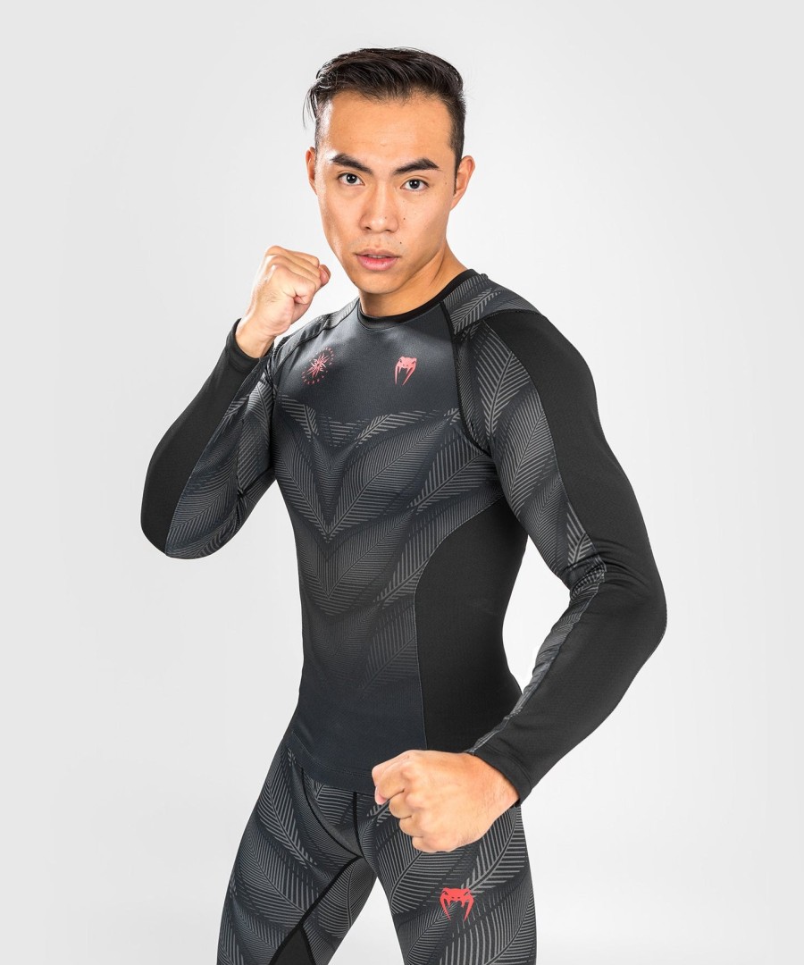 venum phantom rashguard Μακριά Μανίκια - ΜαύροΚόκκινο