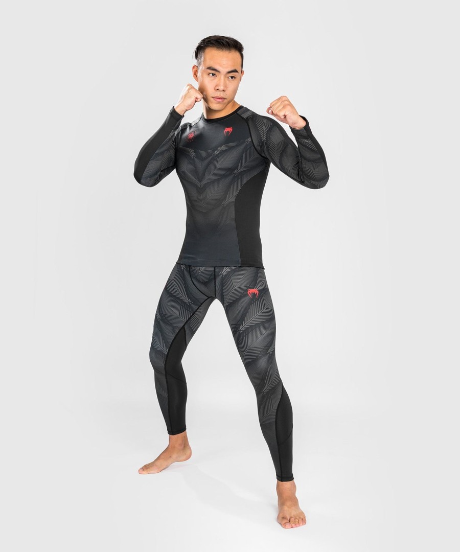 venum phantom rashguard Μακριά Μανίκια - ΜαύροΚόκκινο
