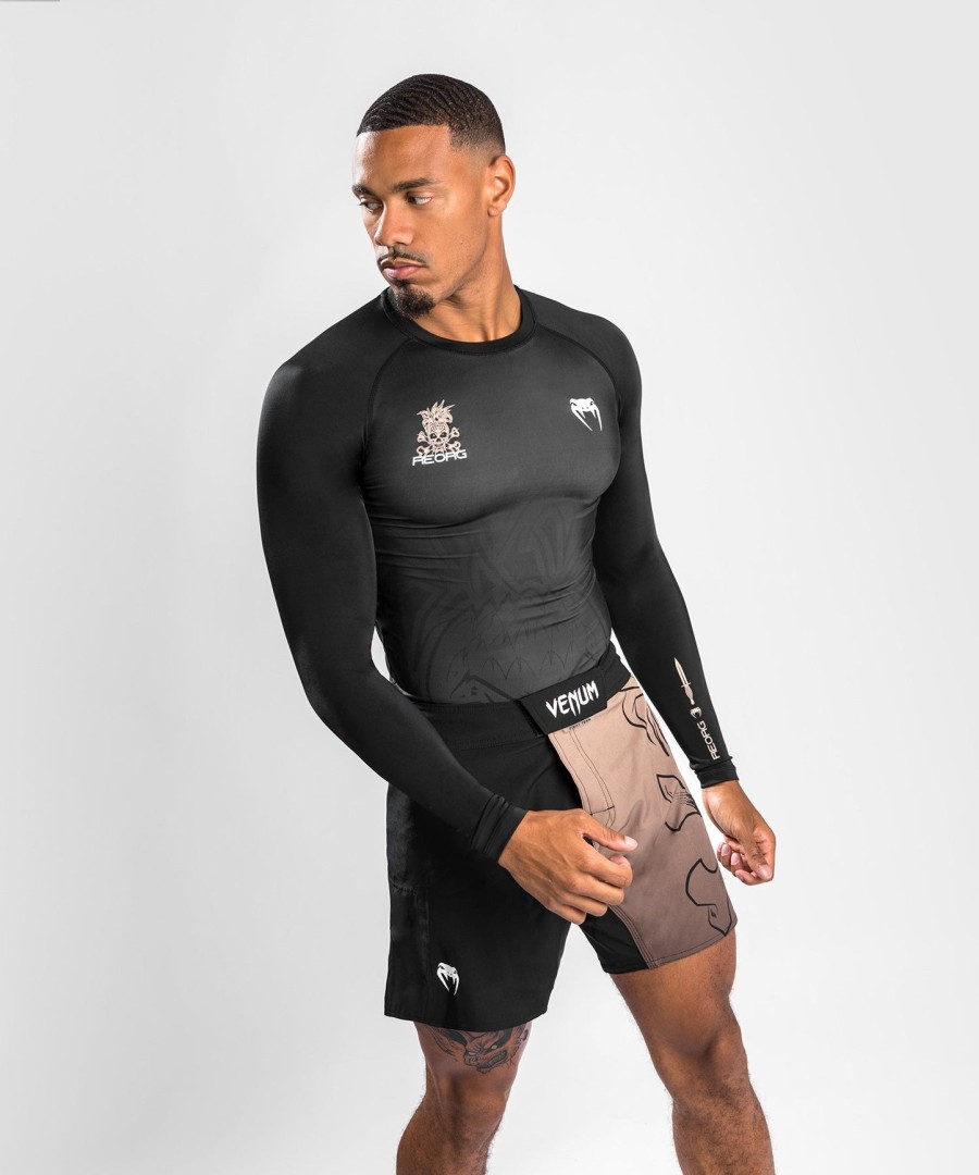 venum reorg rashguard Μακρυμάνικα - Μαύρο