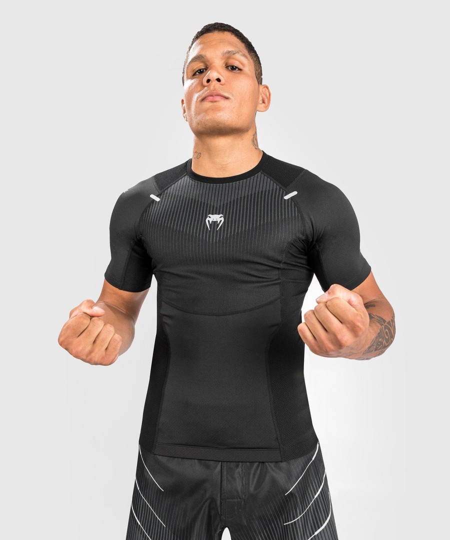 Κοντό μανίκι venum biomecha rashguard - ΜαύροΓκρι