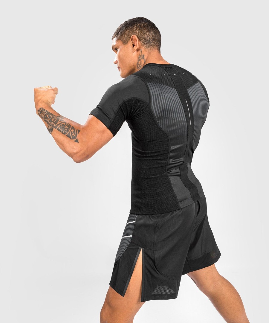 Κοντό μανίκι venum biomecha rashguard - ΜαύροΓκρι