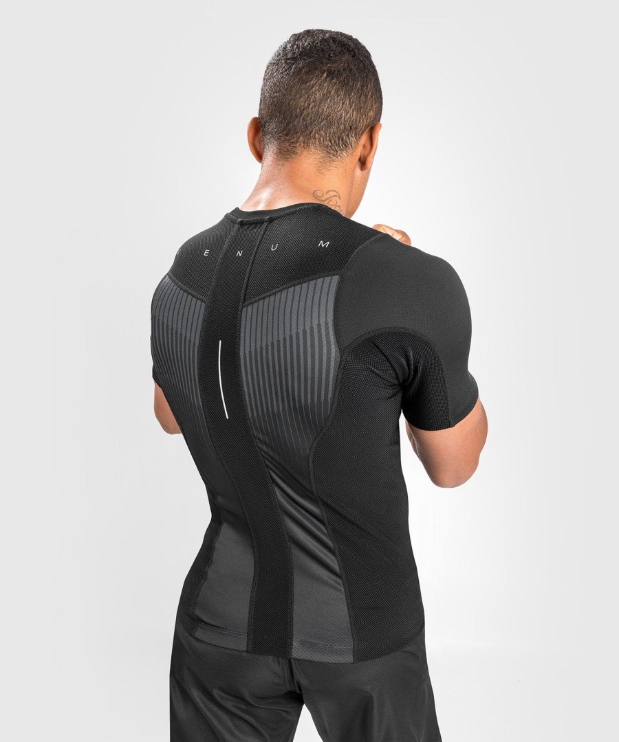 Κοντό μανίκι venum biomecha rashguard - ΜαύροΓκρι