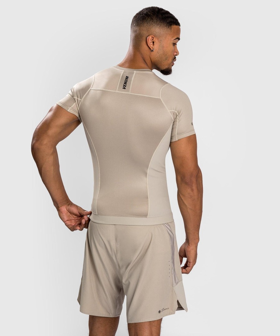 Κοντά μανίκια venum g-fit air rashguards - Άμμος
