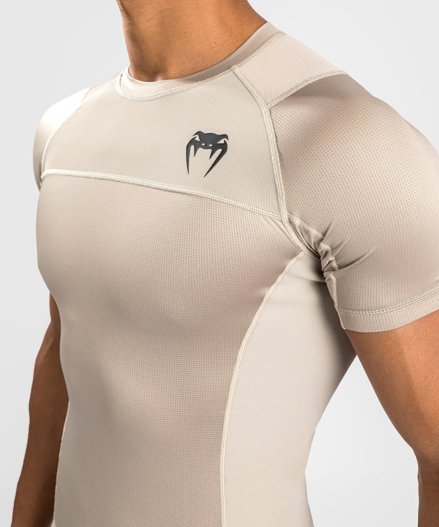 Κοντά μανίκια venum g-fit air rashguards - Άμμος