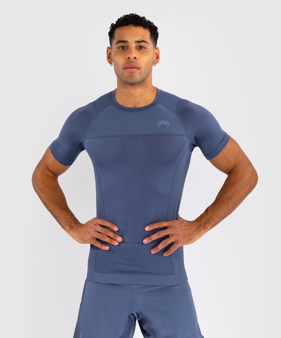 venum g-fit air Ανδρικό Κοντό Μανίκια rashguard - foggy blue