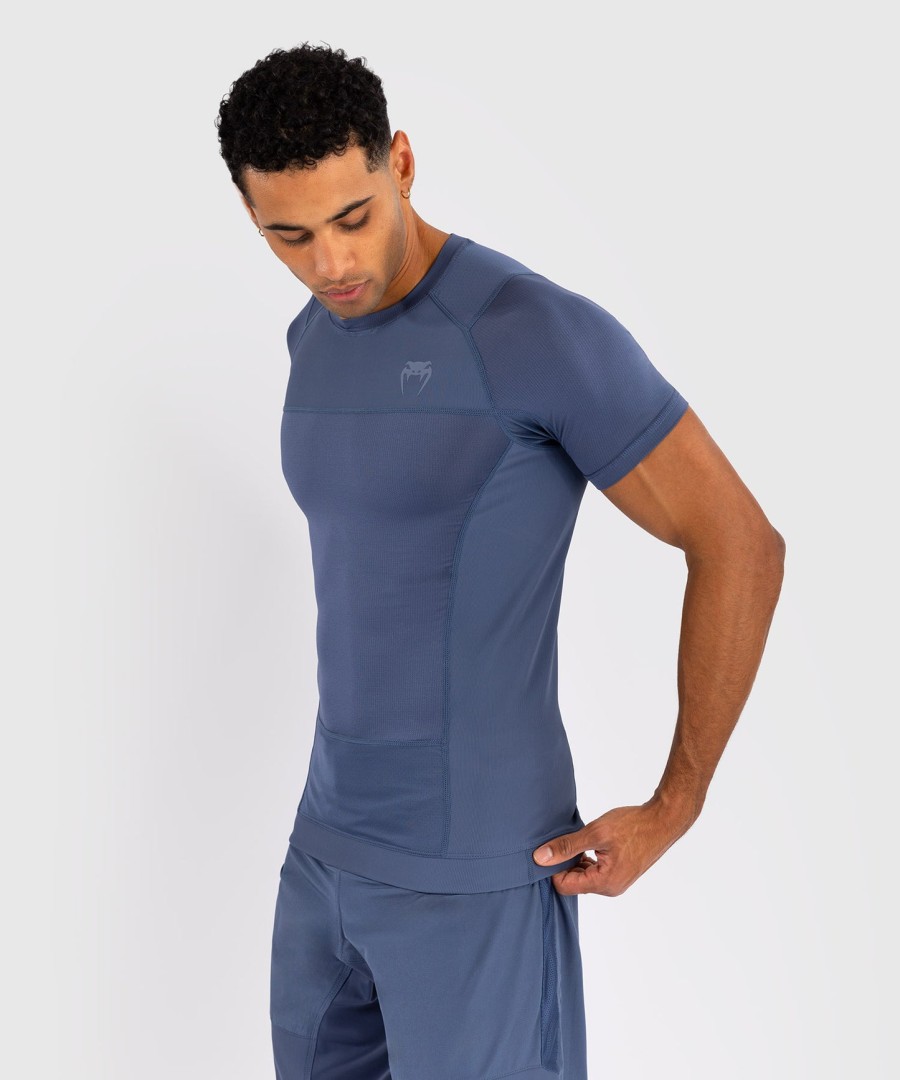 venum g-fit air Ανδρικό Κοντό Μανίκια rashguard - foggy blue