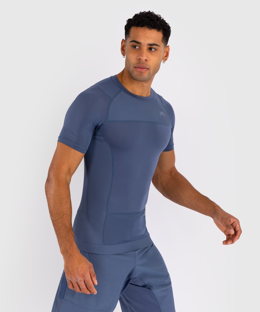 venum g-fit air Ανδρικό Κοντό Μανίκια rashguard - foggy blue