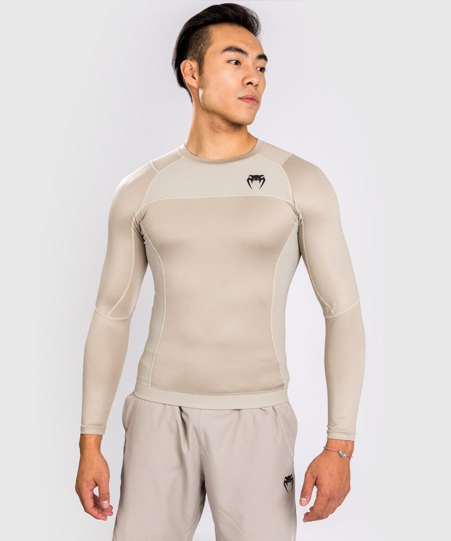Μακρυμάνικο προστατευτικό venum g-fit air rashguard - Άμμος