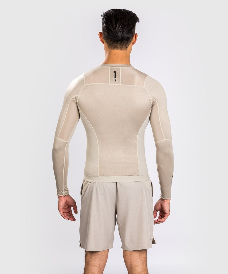 Μακρυμάνικο προστατευτικό venum g-fit air rashguard - Άμμος