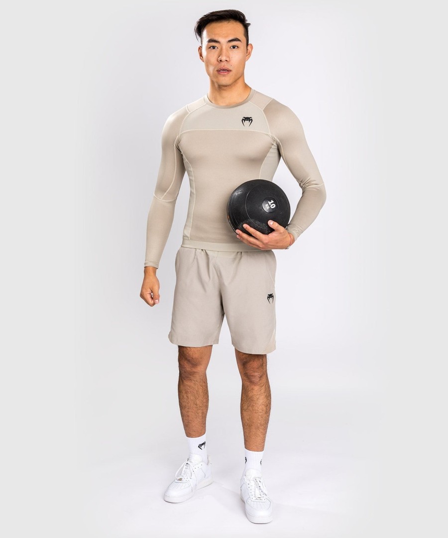 Μακρυμάνικο προστατευτικό venum g-fit air rashguard - Άμμος