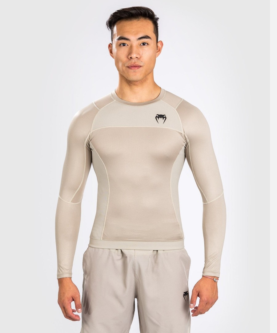 Μακρυμάνικο προστατευτικό venum g-fit air rashguard - Άμμος
