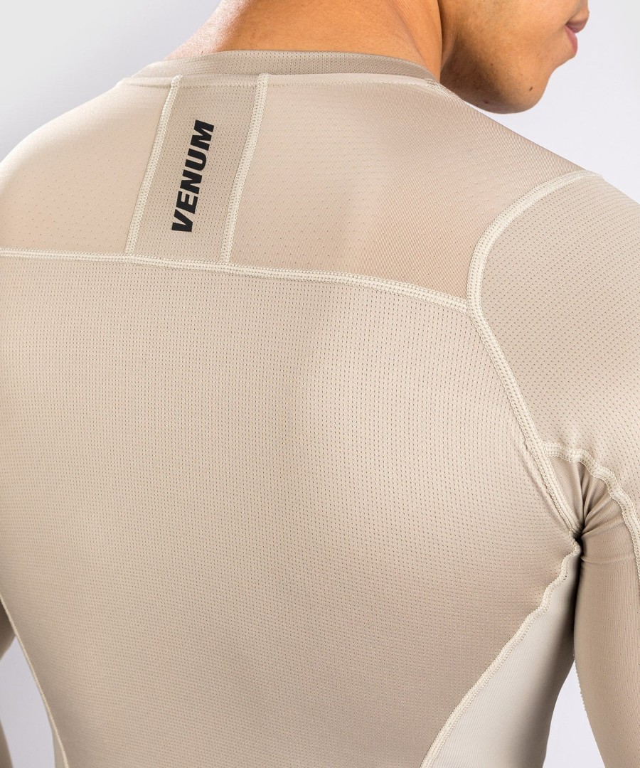 Μακρυμάνικο προστατευτικό venum g-fit air rashguard - Άμμος