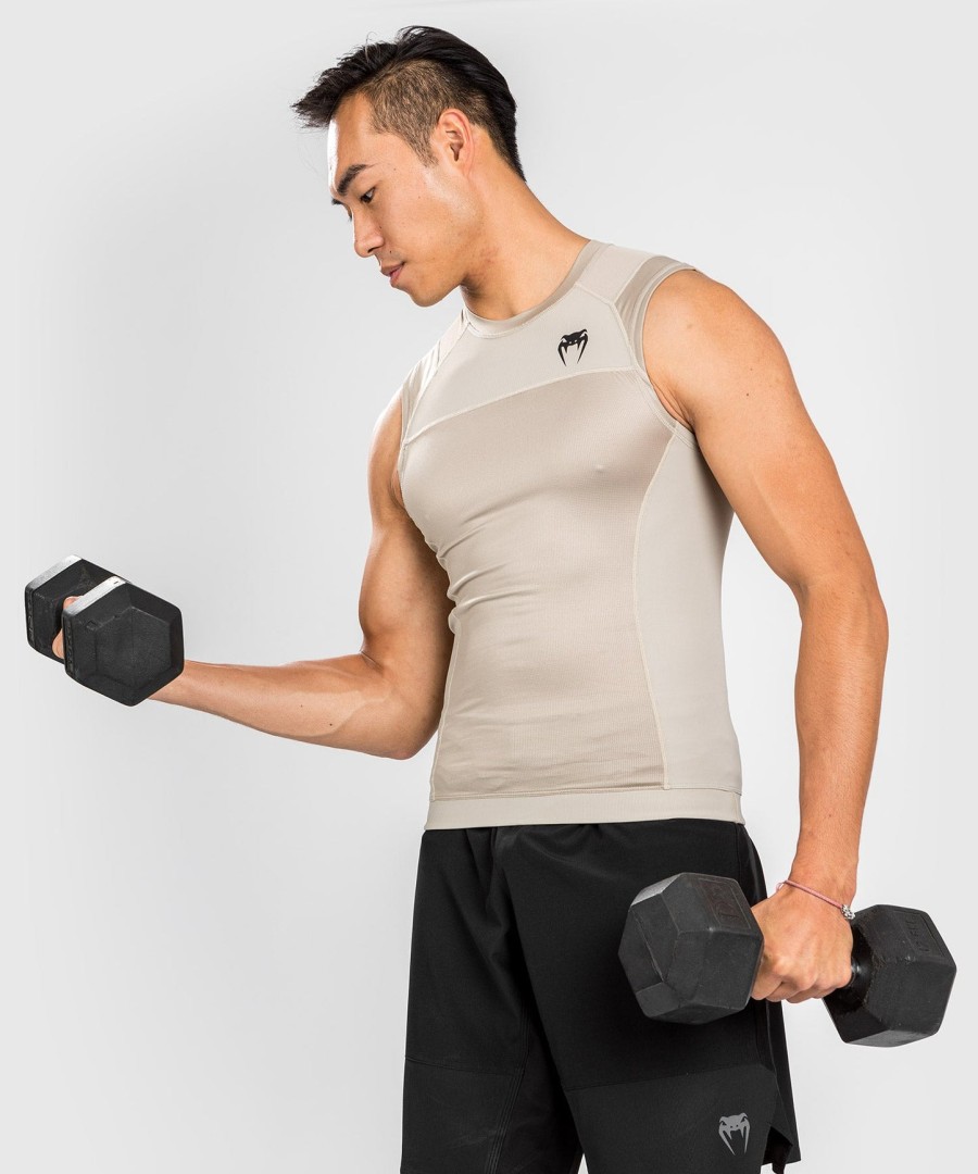 venum g-fit air rashguard Αμάνικο - Άμμος