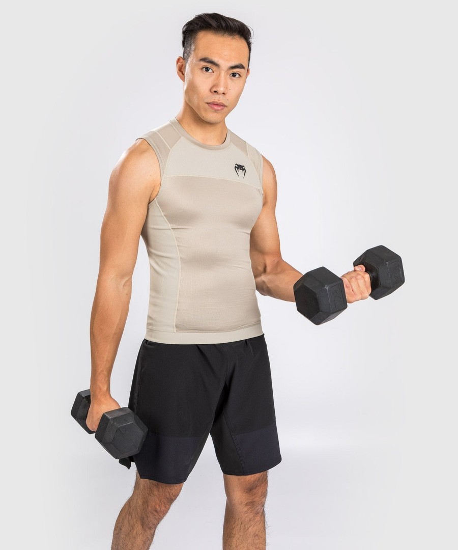 venum g-fit air rashguard Αμάνικο - Άμμος