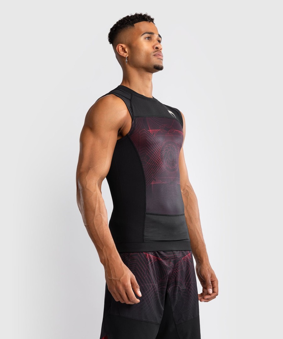 venum g-fit air Ανδρικό Αμάνικο Ρούχα - Βαθύ ΜαύροΦωτιά Κόκκινο