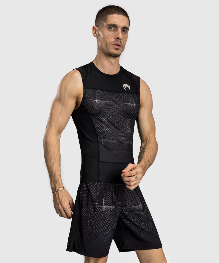 venum g-fit air Ανδρικό Αμάνικο rashguard - Σκούρο Μαύροdesert sand