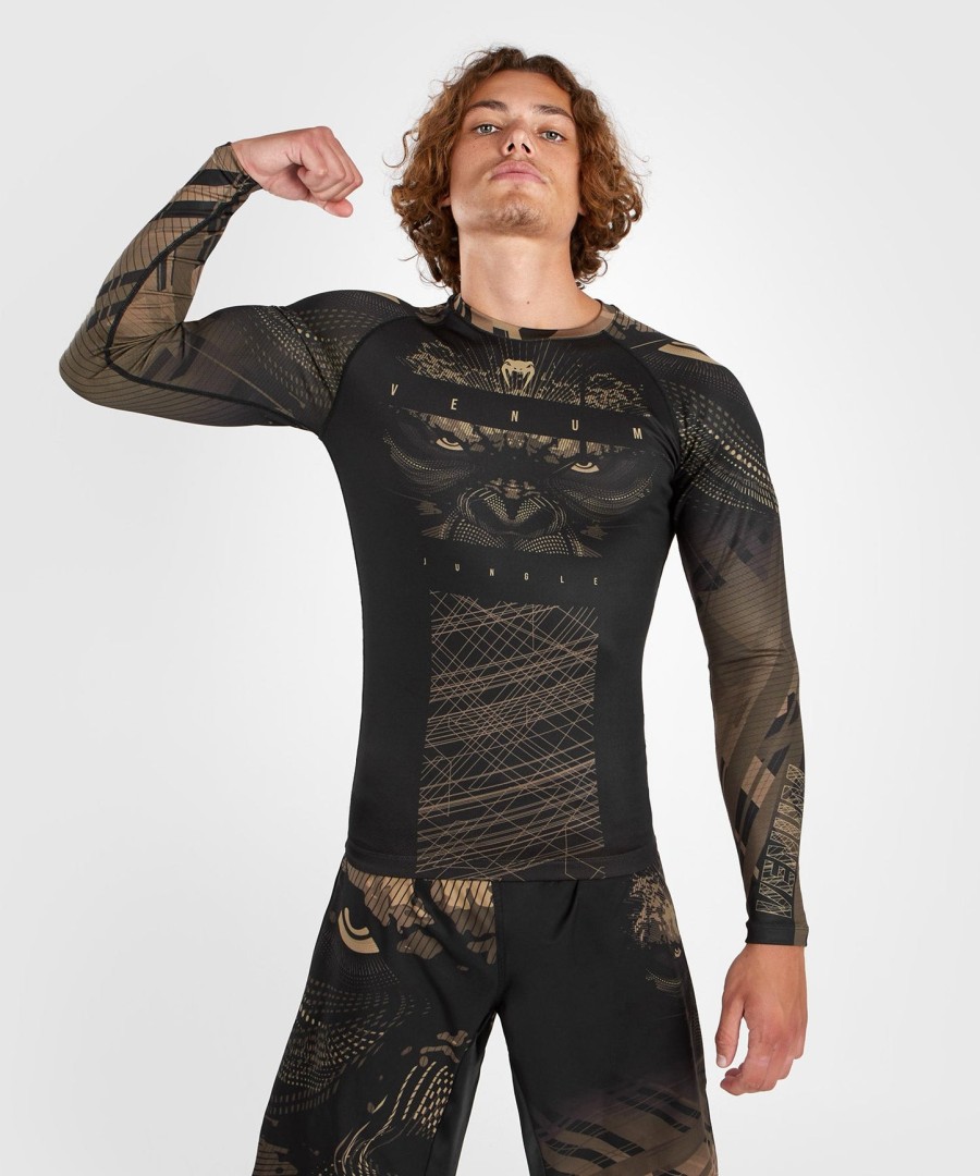 venum gorilla jungle rashguard Μακρυμάνικο - ΜαύροΆμμου