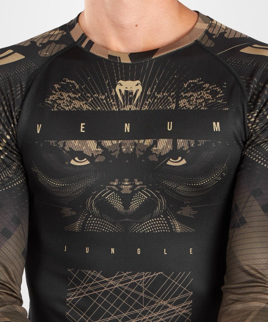 venum gorilla jungle rashguard Μακρυμάνικο - ΜαύροΆμμου