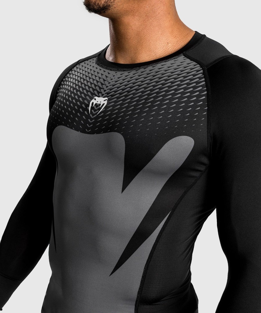 venum attack Ανδρικό Μακρυμάνικο rashguard - ΜαύροΓκρι