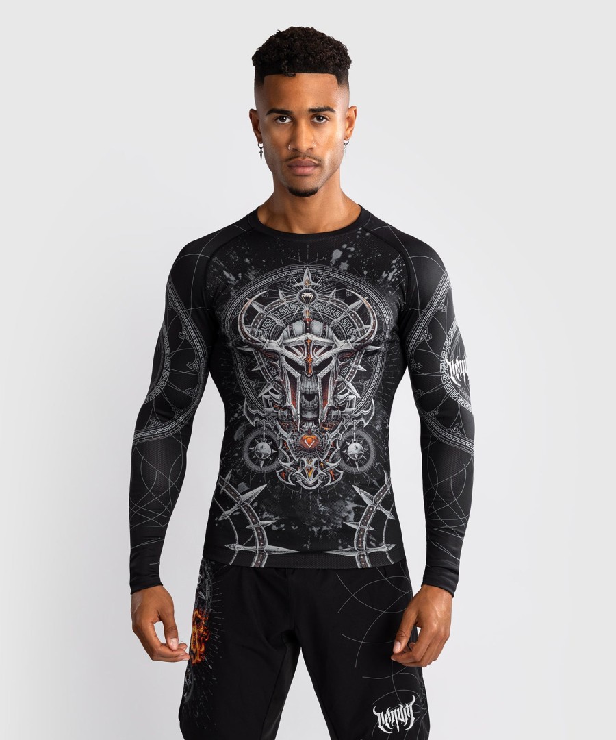 venum gladiator 5.0 Ανδρικό Μακρυμάνικο rashguard - ΜαύροΑσημί