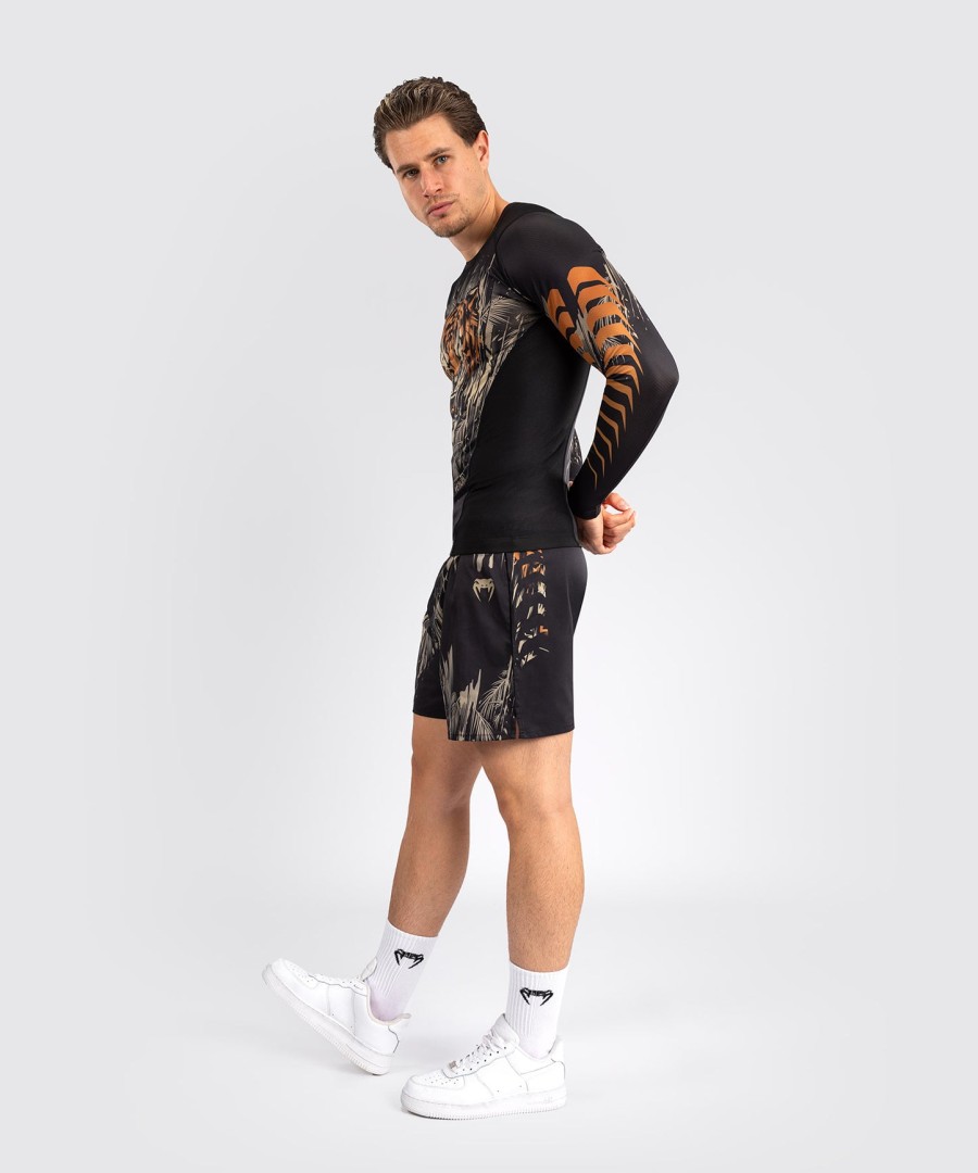 venum tiger Ανδρικό Μακρυμάνικο Ρούχα - ΜαύροΝέον Πορτοκαλί