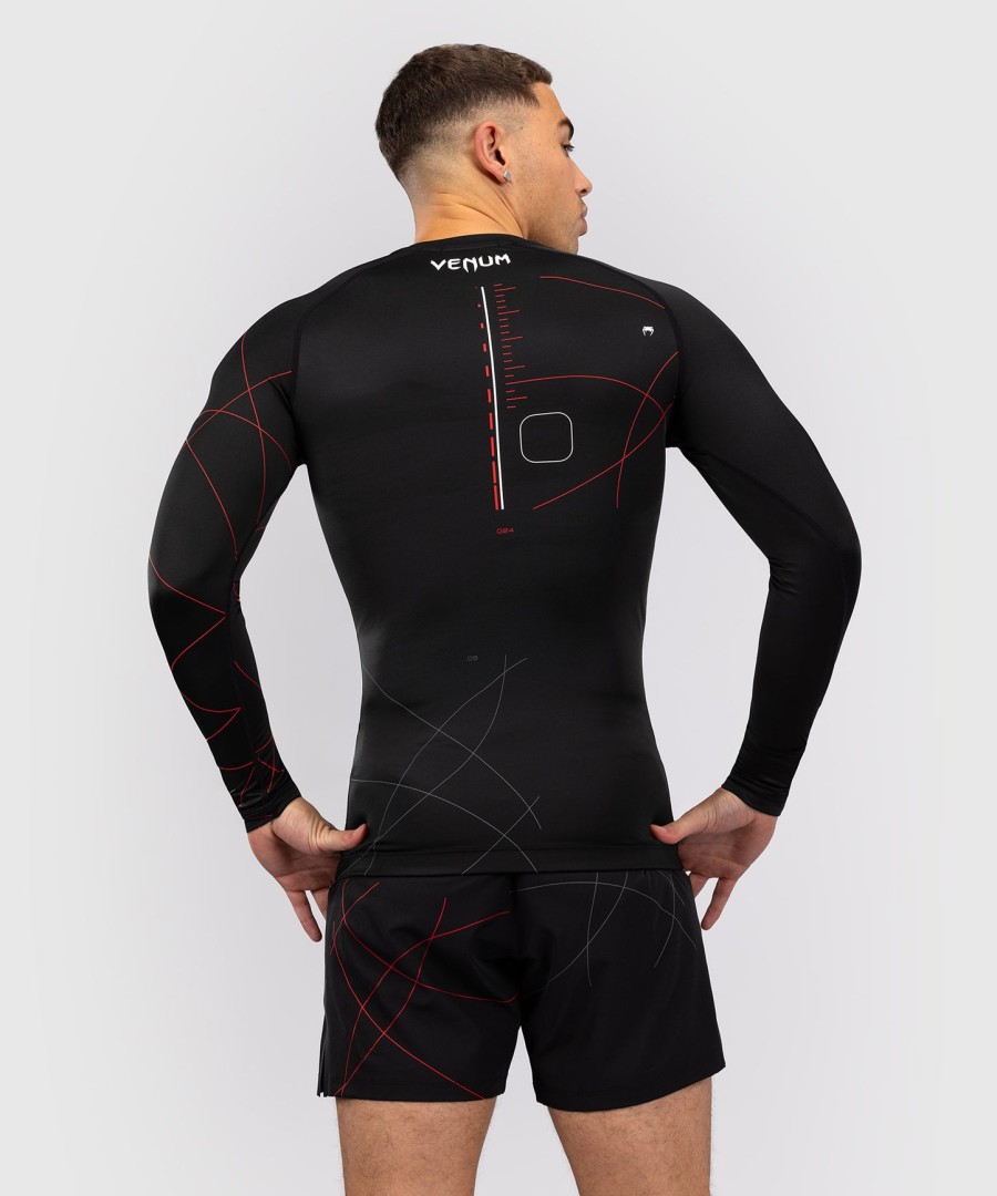 Μακρυμάνικη μάσκα venum tactical xt για άνδρες - ΜαύροΚόκκινο της φωτιάς