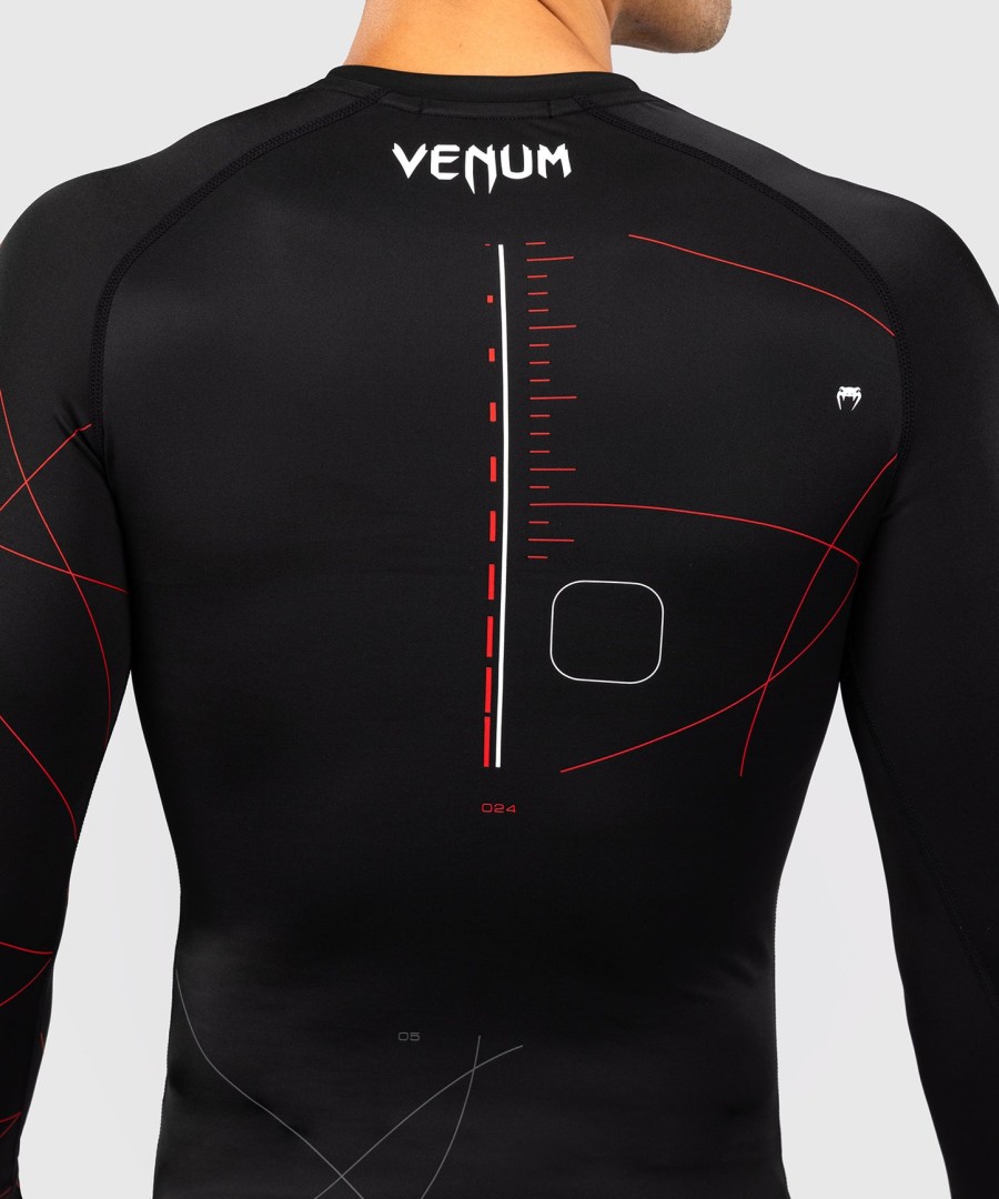 Μακρυμάνικη μάσκα venum tactical xt για άνδρες - ΜαύροΚόκκινο της φωτιάς