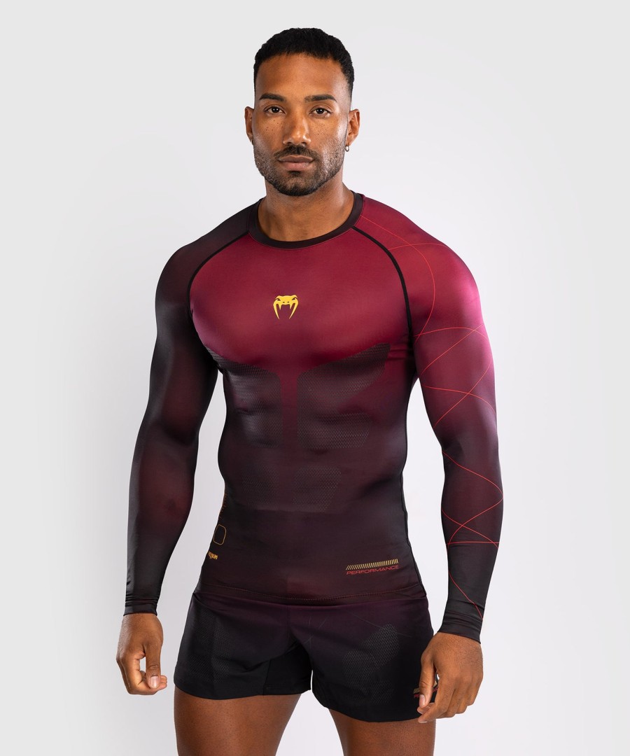 venum tactical xt Ανδρικό Μακρυμάνικο rashguard - ΜαύροΜπορντόΧρυσό
