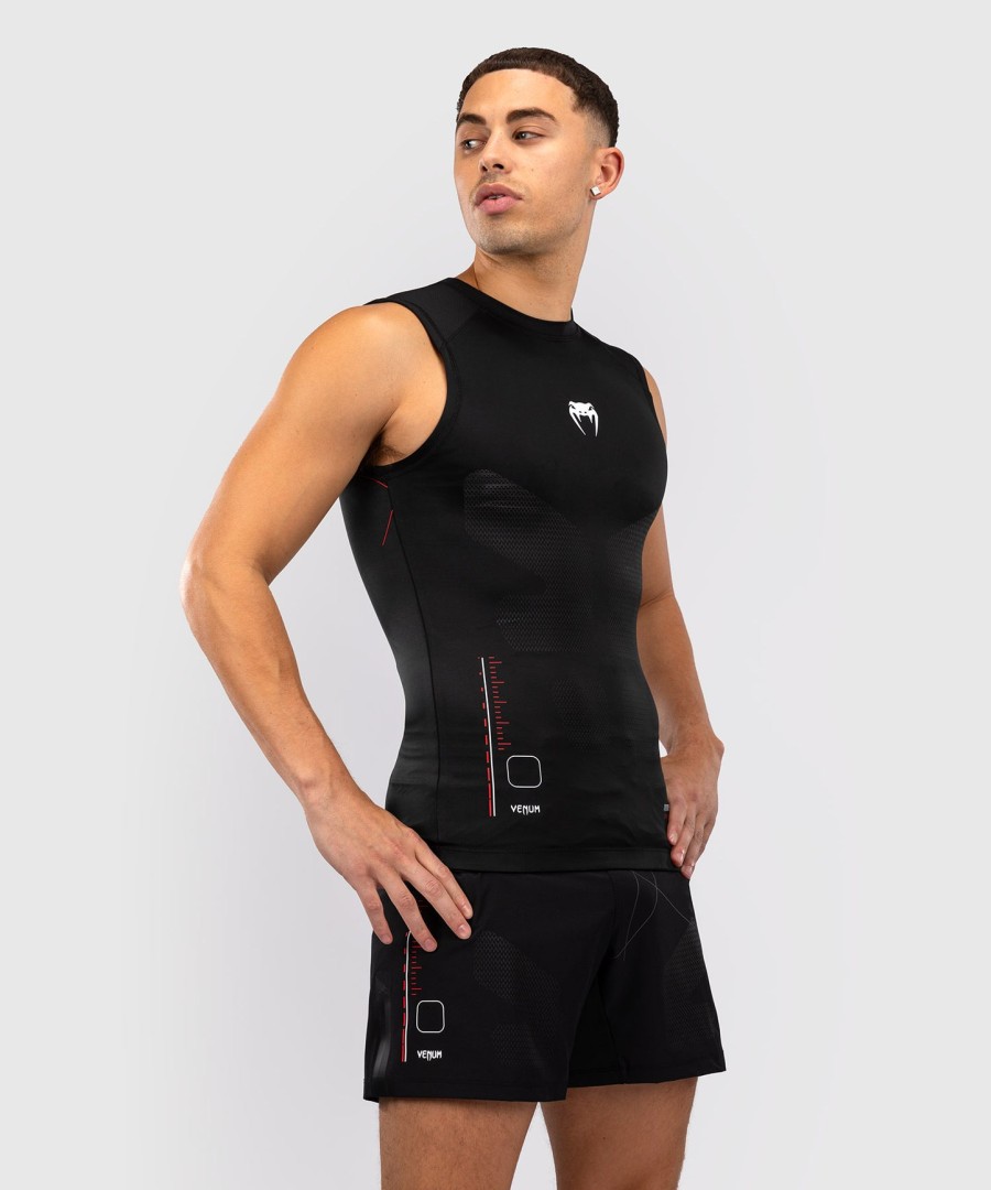 venum tactical xt Αμάνικο rashguard - ΜαύροΦωτιά Κόκκινο
