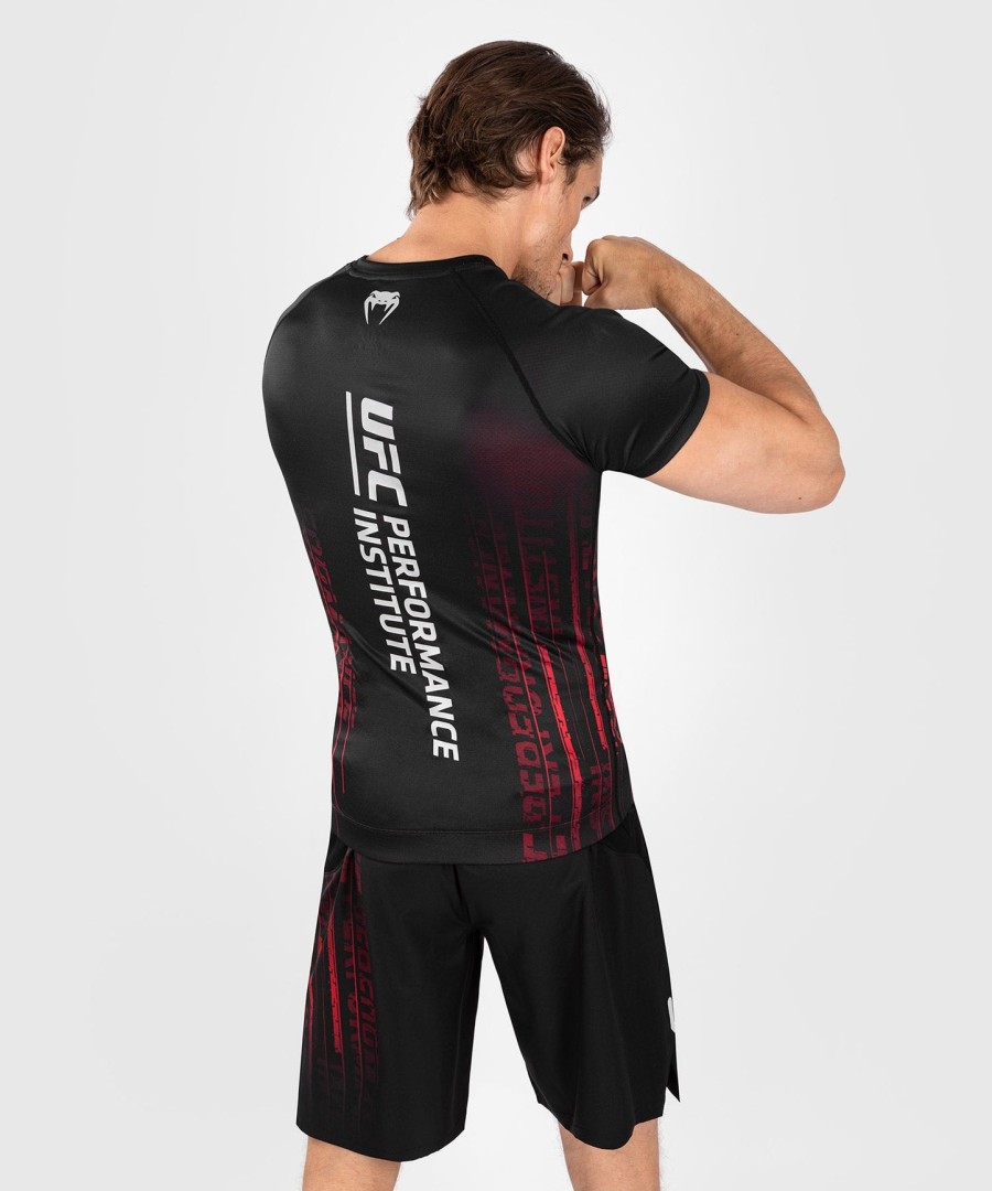 ufc venum performance institute 2.0 Ανδρικό κοντομάνικο προστατευτικό φανέλας - ΜαύροΚόκκινο