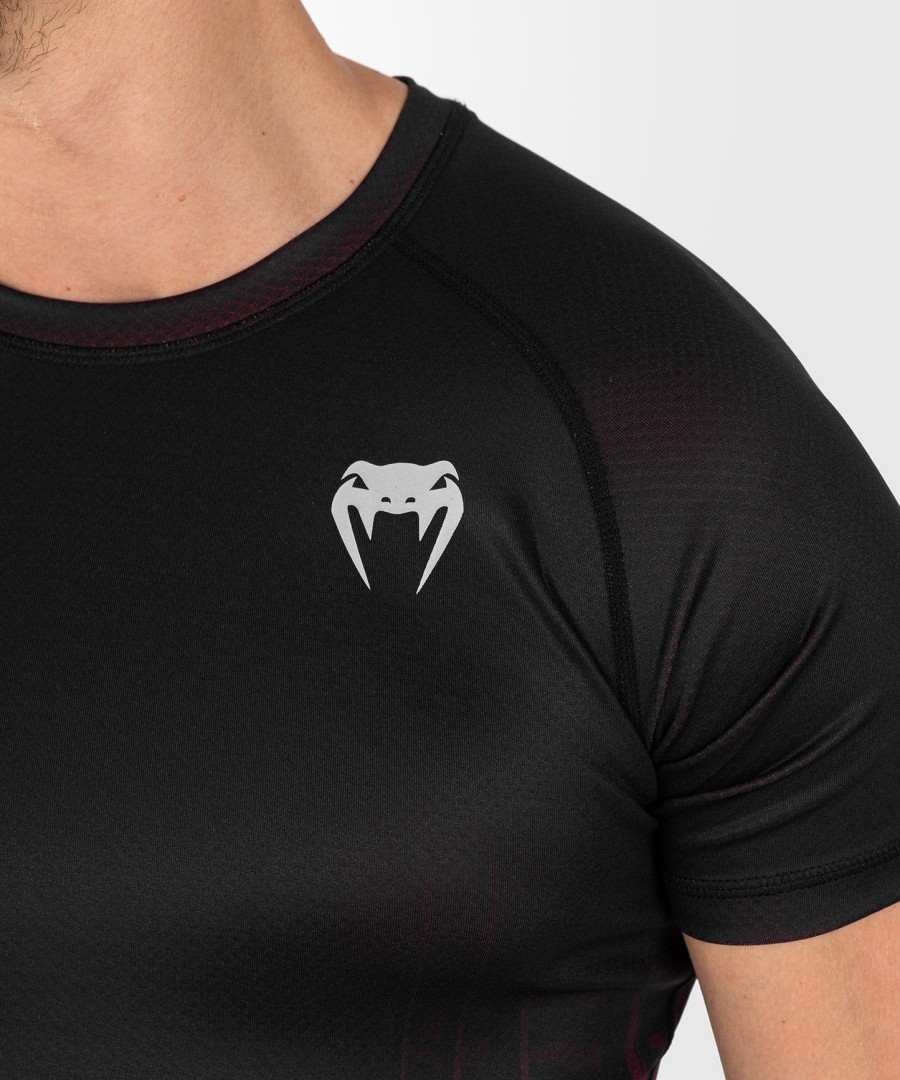 ufc venum performance institute 2.0 Ανδρικό κοντομάνικο προστατευτικό φανέλας - ΜαύροΚόκκινο