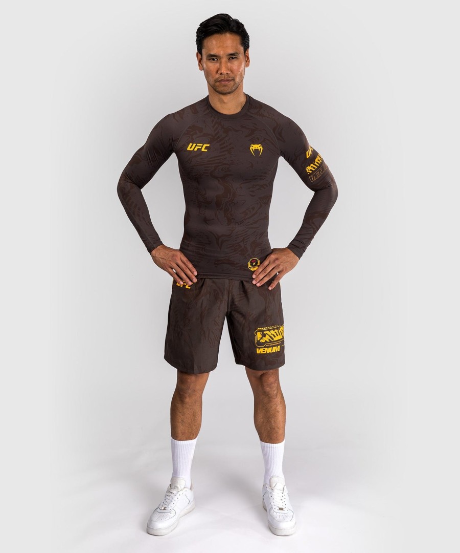 ufc fusion από venum fight week Ανδρικό Μακρυμάνικο Ρούχα performance - earthen brown