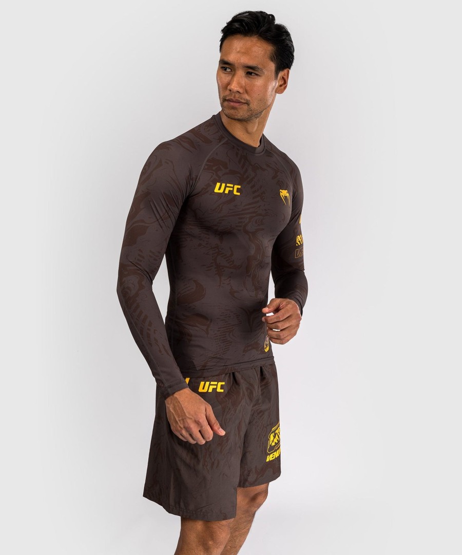 ufc fusion από venum fight week Ανδρικό Μακρυμάνικο Ρούχα performance - earthen brown