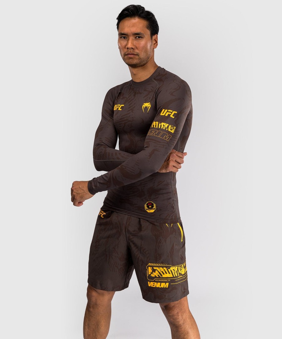 ufc fusion από venum fight week Ανδρικό Μακρυμάνικο Ρούχα performance - earthen brown