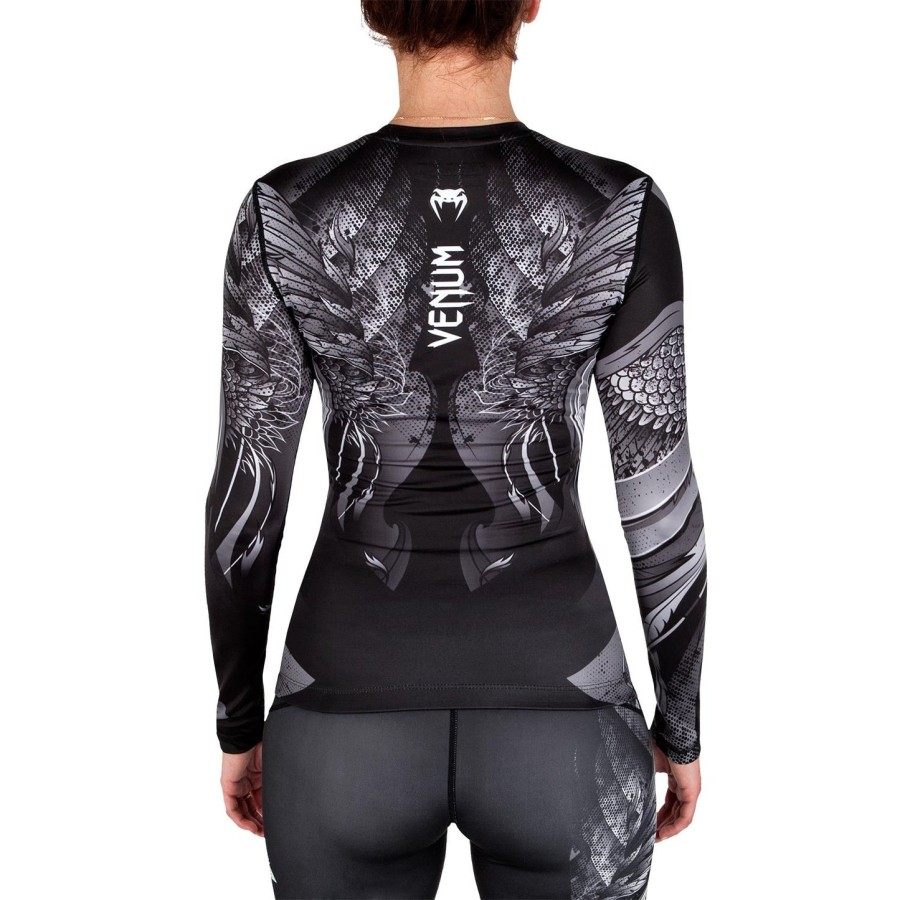 venum phoenix rashguard - Μακριά μανίκια - ΜαύροΛευκό - Για γυναίκες