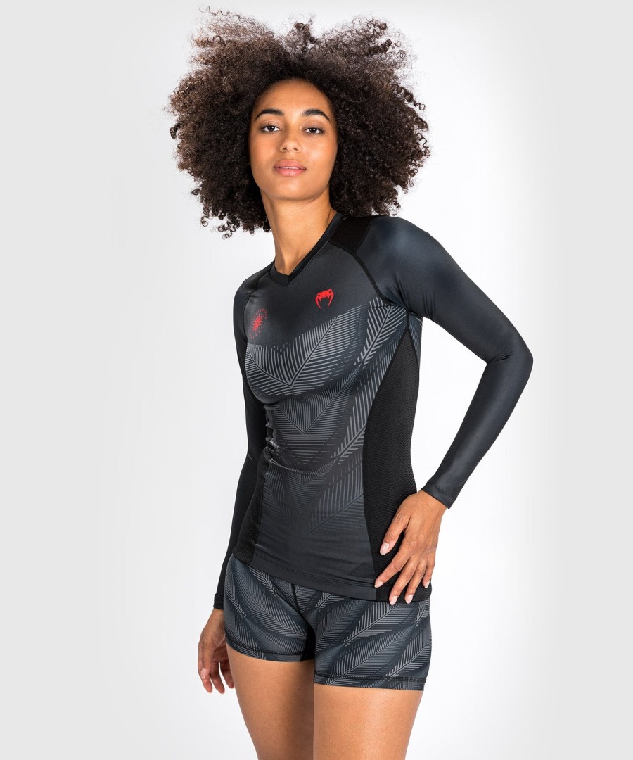 venum phantom rashguard με μακριά μανίκια - Για γυναίκες - ΜαύροΚόκκινο