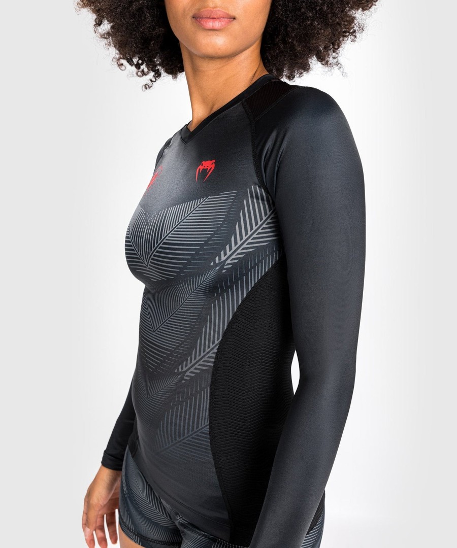 venum phantom rashguard με μακριά μανίκια - Για γυναίκες - ΜαύροΚόκκινο