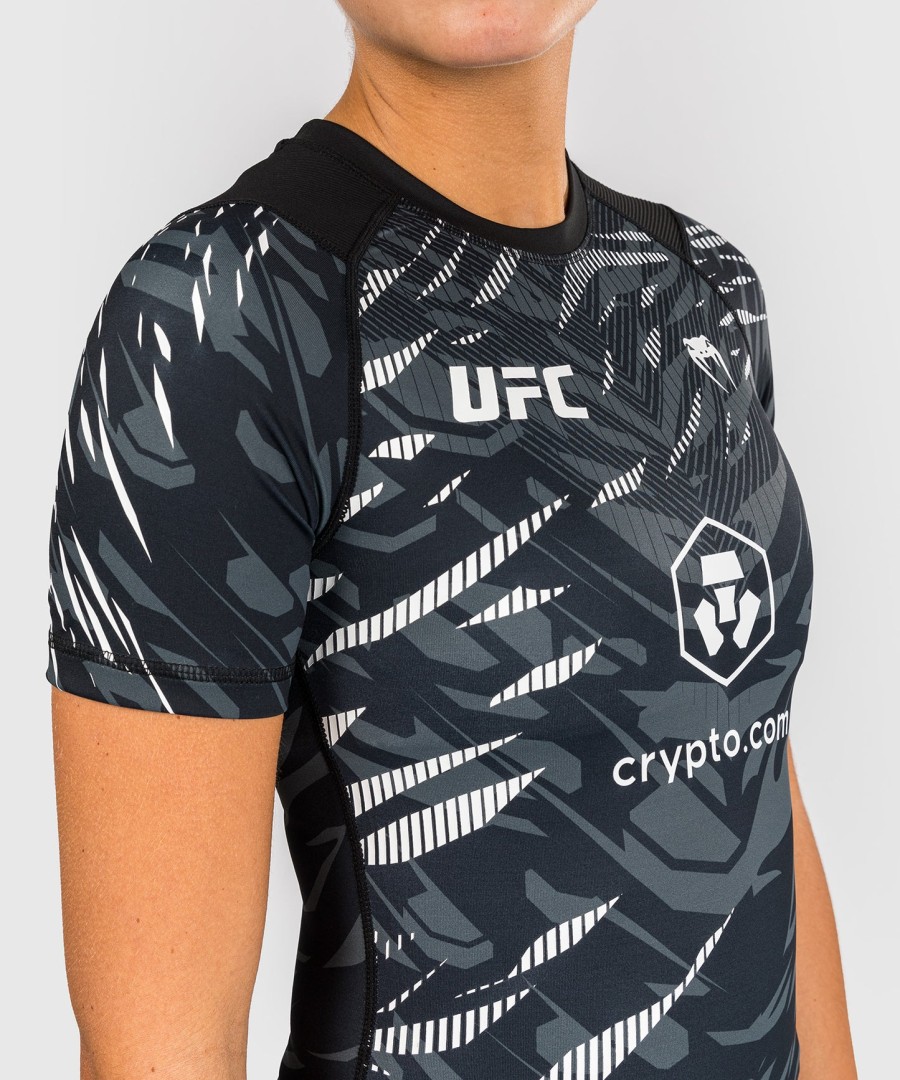 ufc fusion by venum authentic fight night Γυναικείο Μακρυμάνικο Ράτσινγκ με Κοντό Μανίκι - Μαύρο