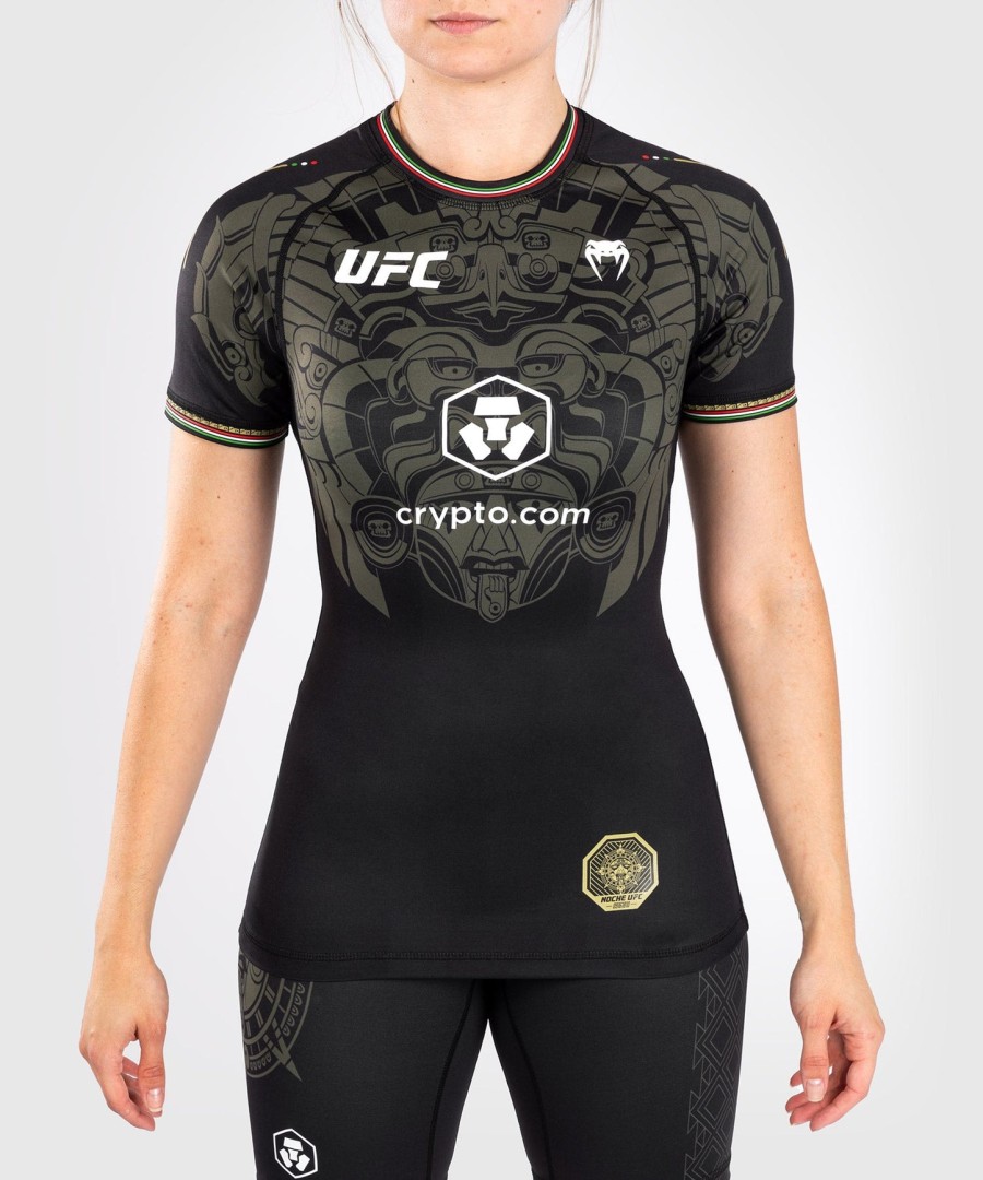 noche ufc by venum authentic fight night Γυναικείο Ρούχα με Κοντό Μανίκι - Μαύρο
