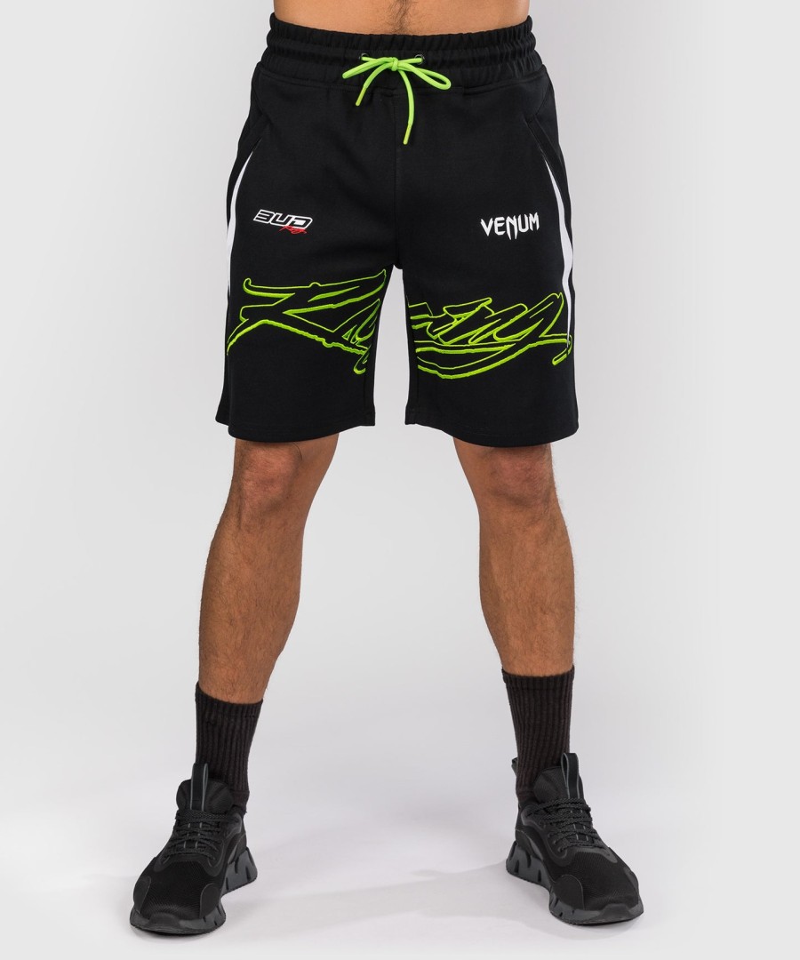 venum x bud racing Ανδρικό Βαμβακερό Σορτς - ΜαύροΛευκόΛαχανί