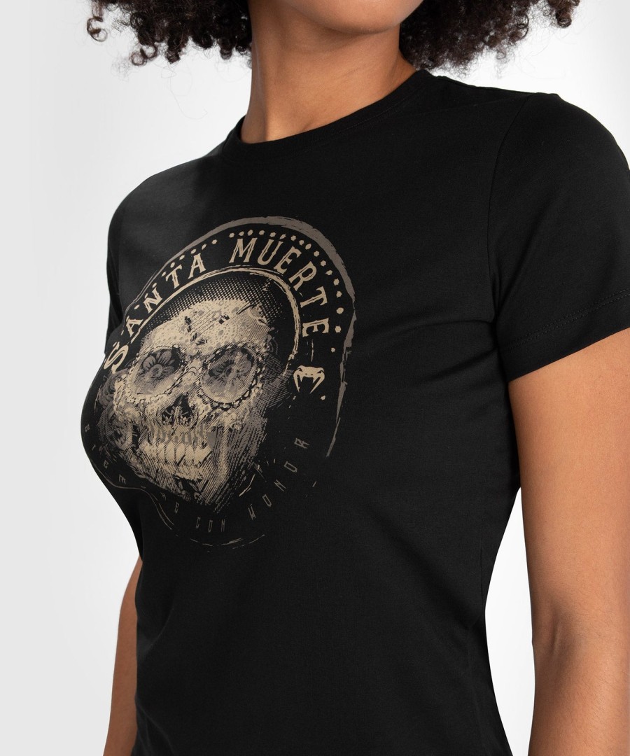 Μπλούζα santa muerte dark side venum woman - ΜαύροΚαφέ