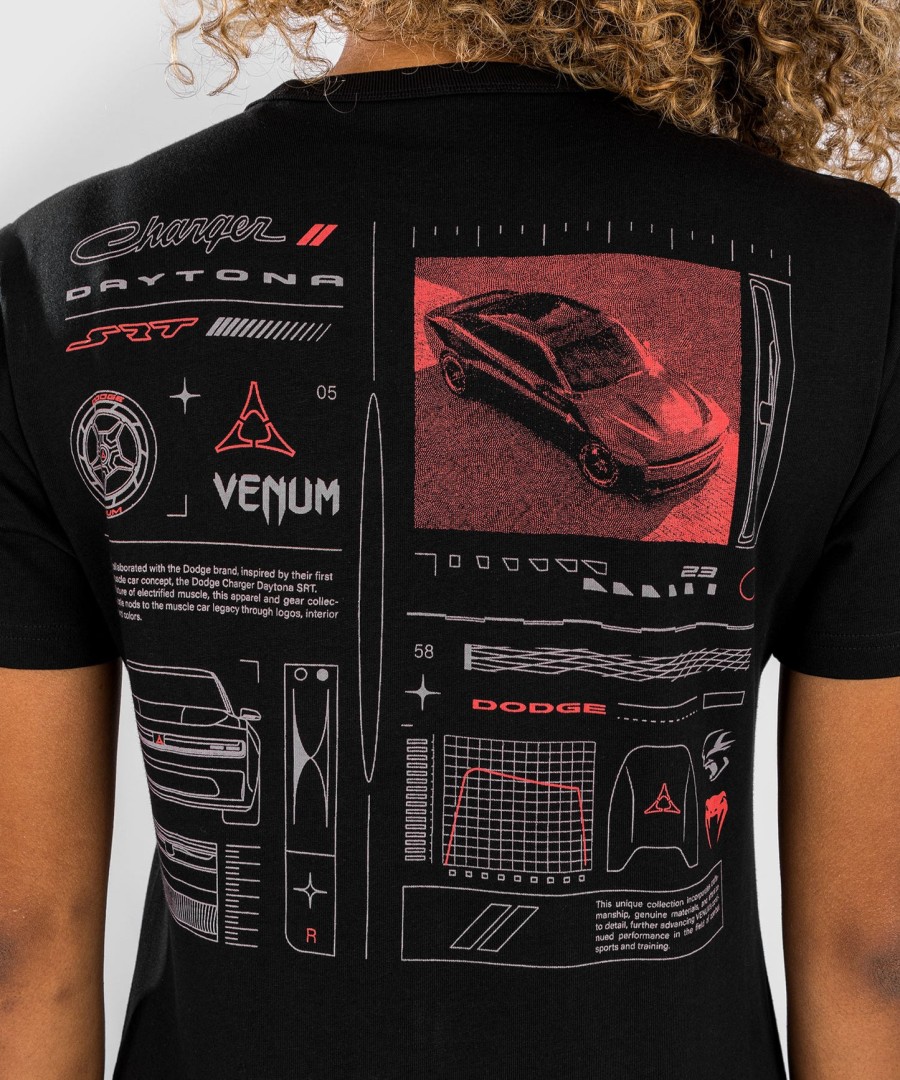 Γυναικείο t-shirt venum x dodge banshee - Μαύρο
