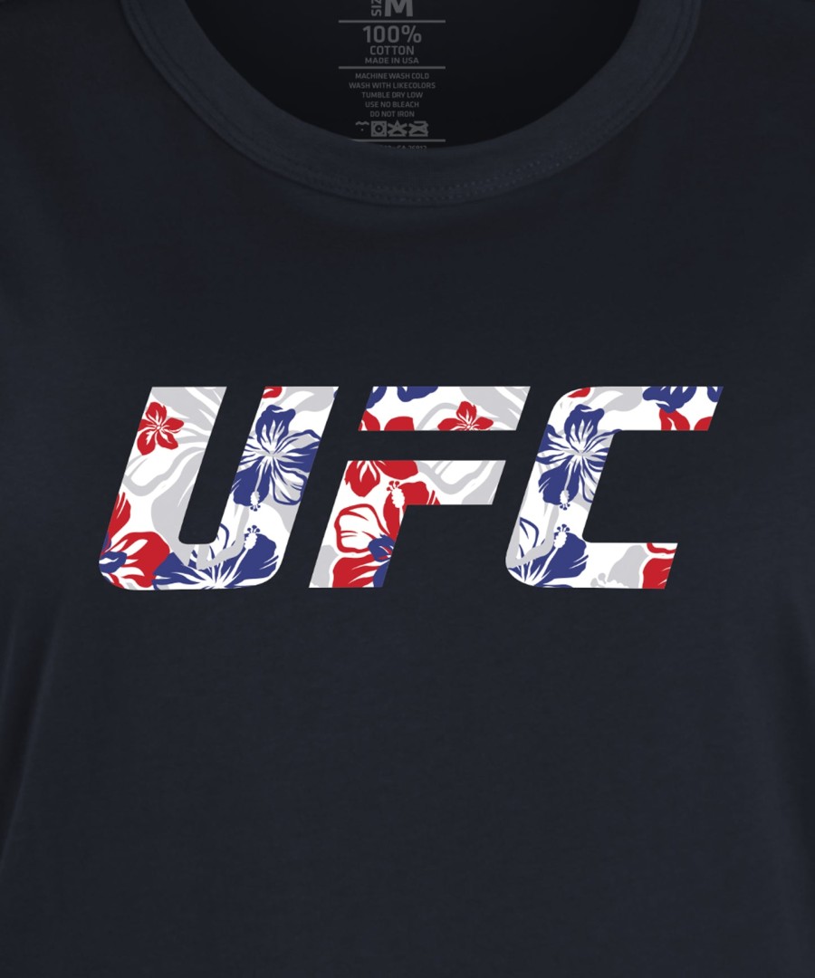 Γυναικείο t-shirt ufc unrivaled by venum navy max holloway