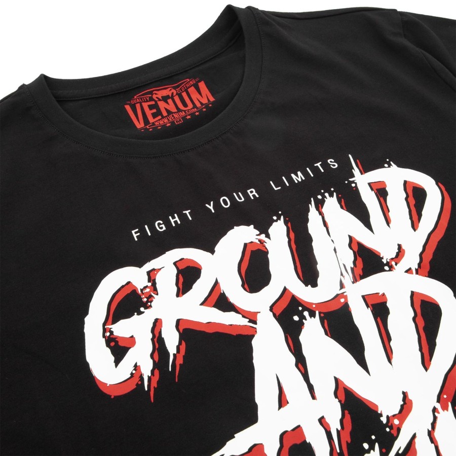 Μπλούζα venum ground and pound - Μαύρο