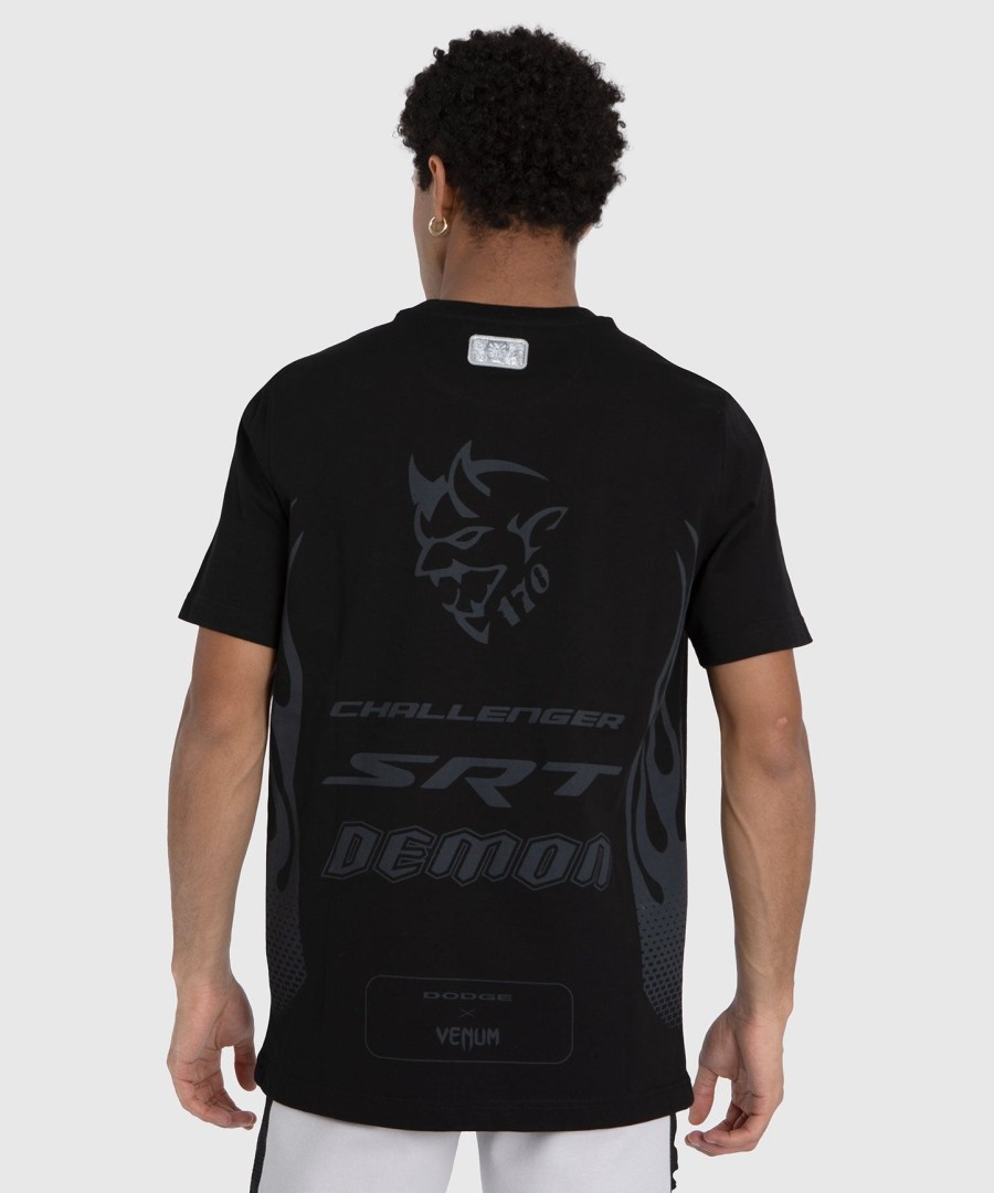 Ανδρικό t-shirt venum x dodge demon 170 - Μαύρο